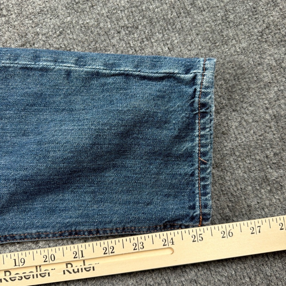 Gap Cropped Slouch Overalls Womens XS Medium Indigo Blue Denim Bib Adjustable - Picture 12 of 15